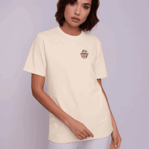 Мокап 1 — Кофе — Лицо Футболка «Покой и наслаждение»